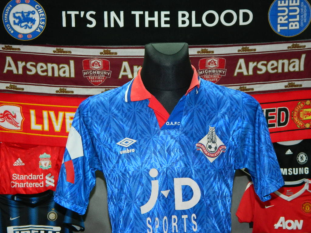 maillot de foot oldham athletic afc domicile 1992-1993 pas cher