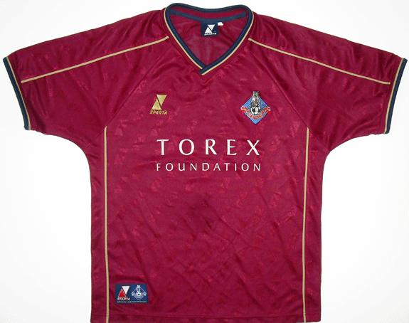 maillot de foot oldham athletic afc exterieur 2002-2003 pas cher