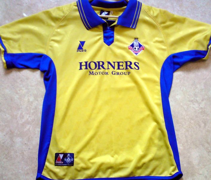 maillot de foot oldham athletic afc exterieur 2003-2004 pas cher