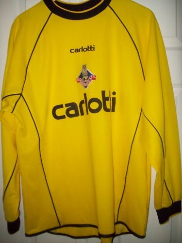 maillot de foot oldham athletic afc gardien 2005-2006 pas cher