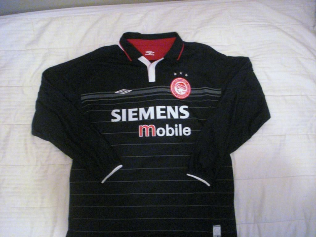 maillot de foot olympiakos third 2003-2004 rétro