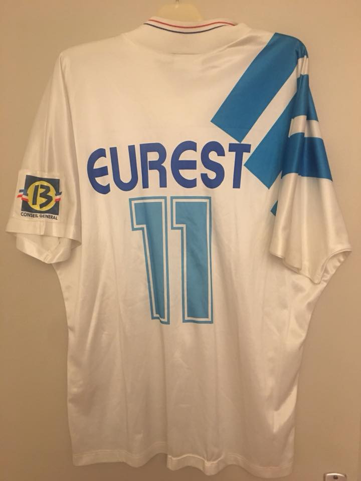 maillot de foot om domicile 1992-1993 rétro