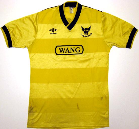 maillot de foot oxford united fc domicile 1985-1986 pas cher