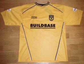 maillot de foot oxford united fc domicile 2003-2004 pas cher