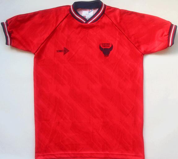 maillot de foot oxford united fc exterieur 1989-1991 pas cher
