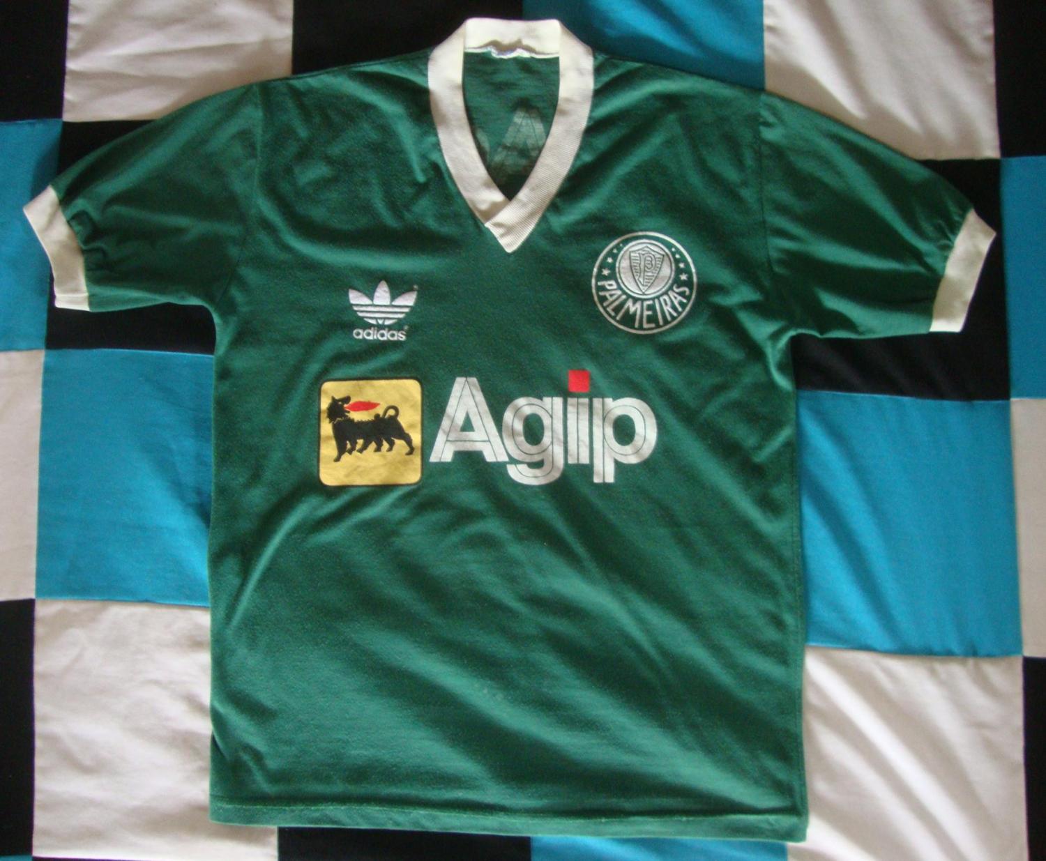 maillot de foot palmeiras domicile 1987 rétro