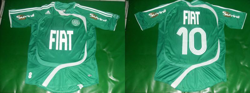 maillot de foot palmeiras domicile 2007-2008 rétro