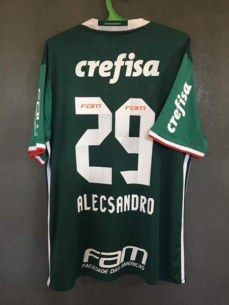 maillot de foot palmeiras domicile 2016-2017 rétro