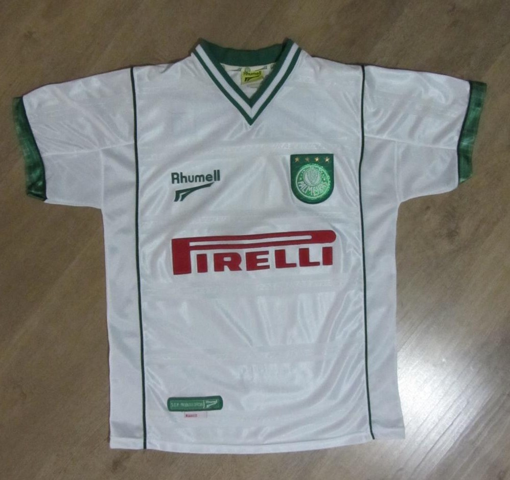 maillot de foot palmeiras exterieur 2001-2002 rétro