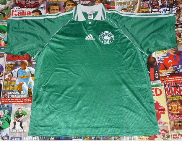 maillot de foot panathinaikos domicile 2000-2001 pas cher