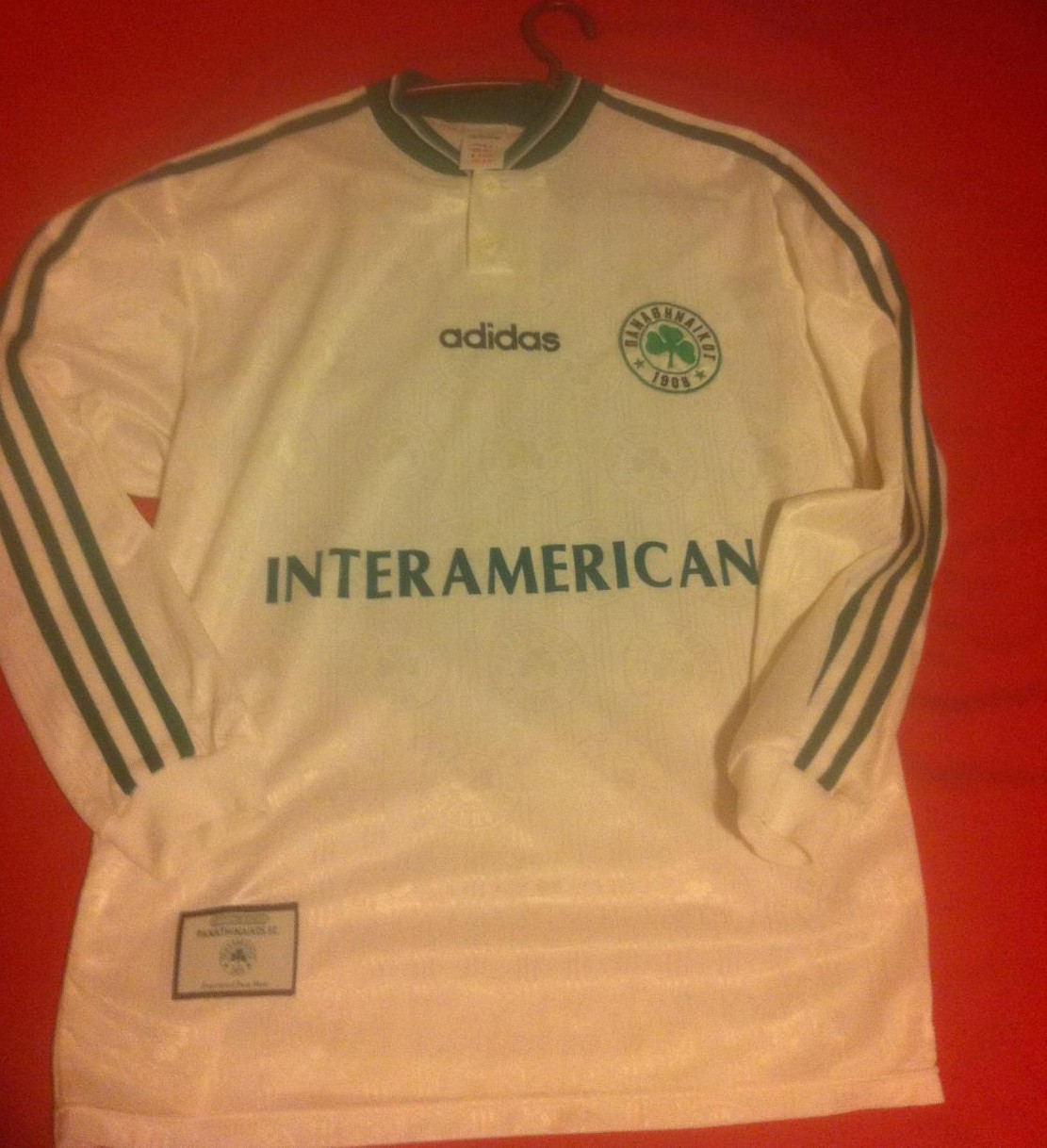 maillot de foot panathinaikos exterieur 1996-1997 pas cher