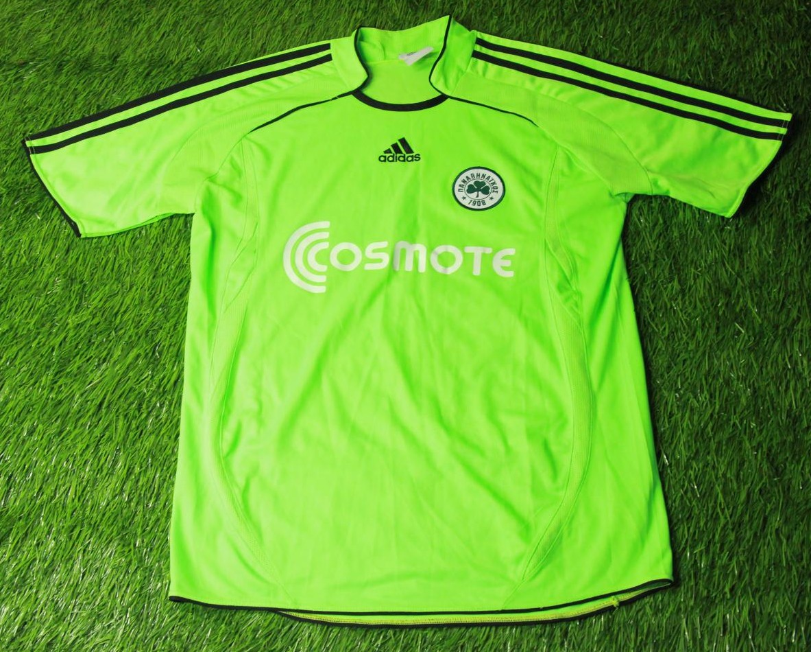 maillot de foot panathinaikos exterieur 2007-2008 rétro