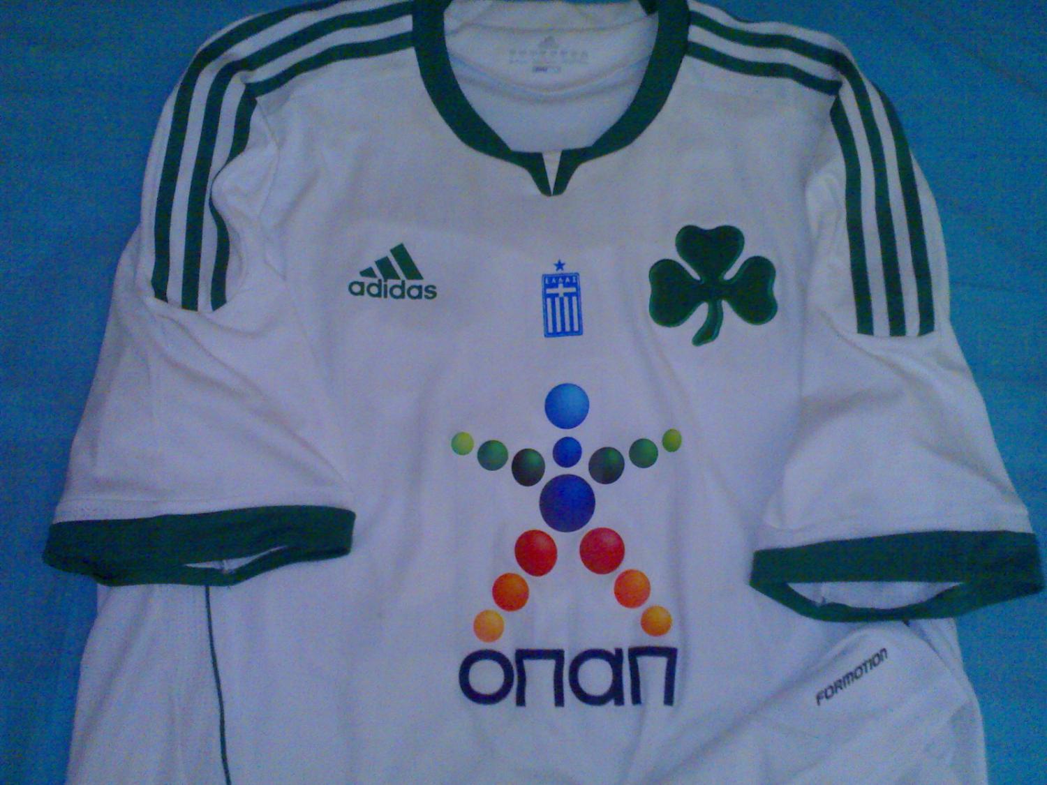 maillot de foot panathinaikos exterieur 2011-2012 rétro