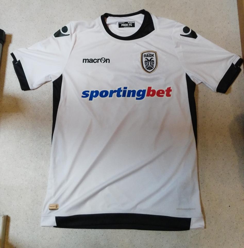 maillot de foot paok salonique exterieur 2015-2016 rétro