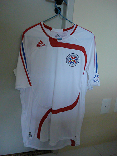 maillot de foot paraguay exterieur 2007 rétro