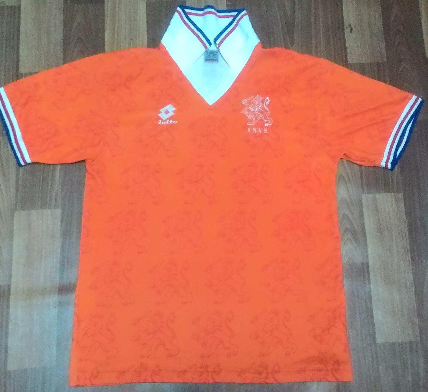 maillot de foot pays-bas domicile 1992-1994 rétro