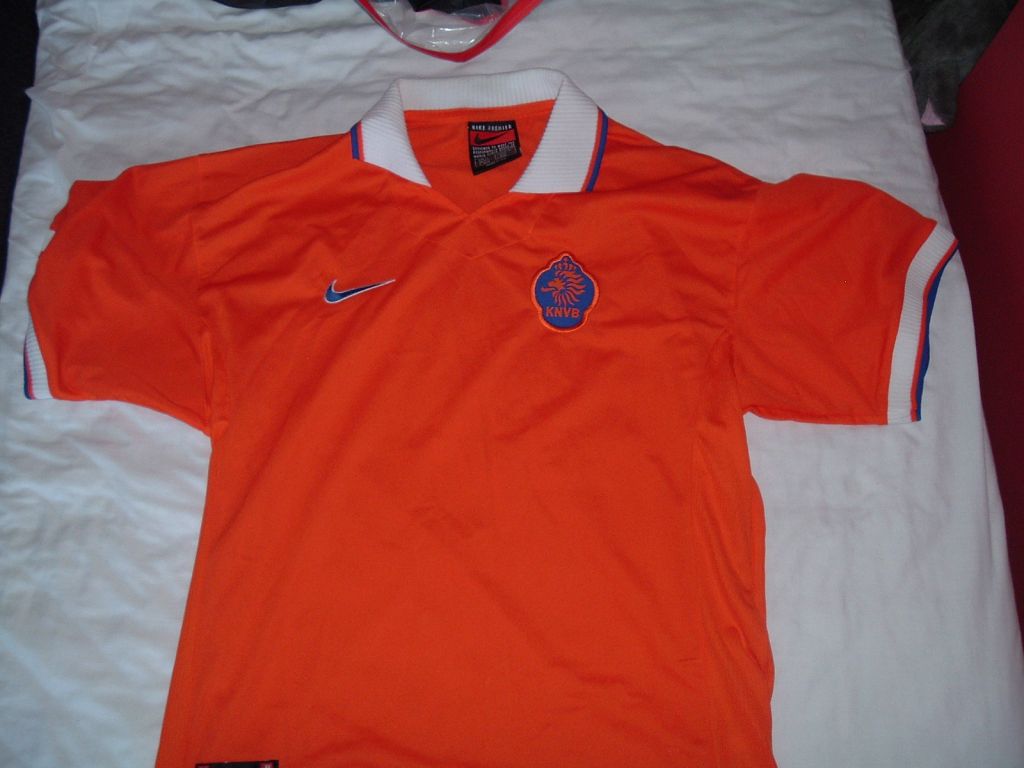 maillot de foot pays-bas domicile 1996-1997 rétro