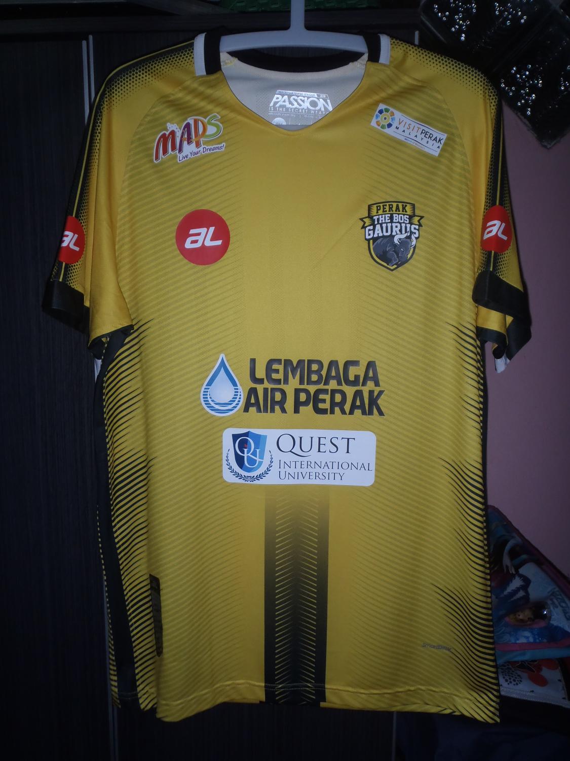 maillot de foot perak fa domicile 2018 rétro