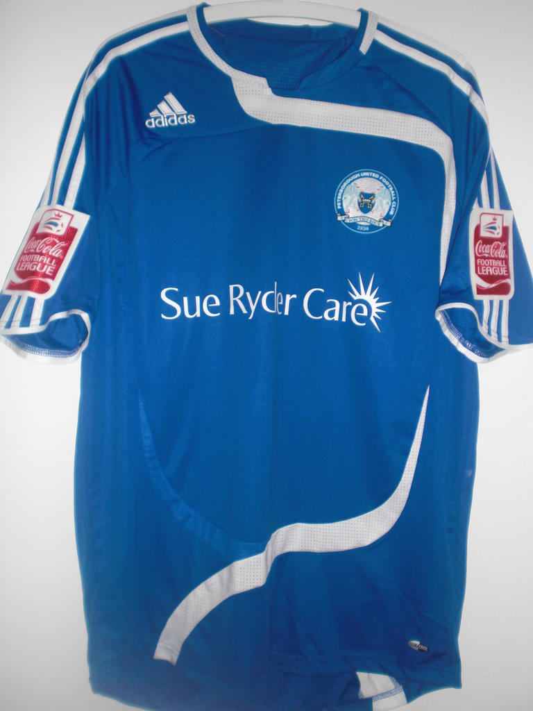 maillot de foot peterborough united domicile 2010 rétro