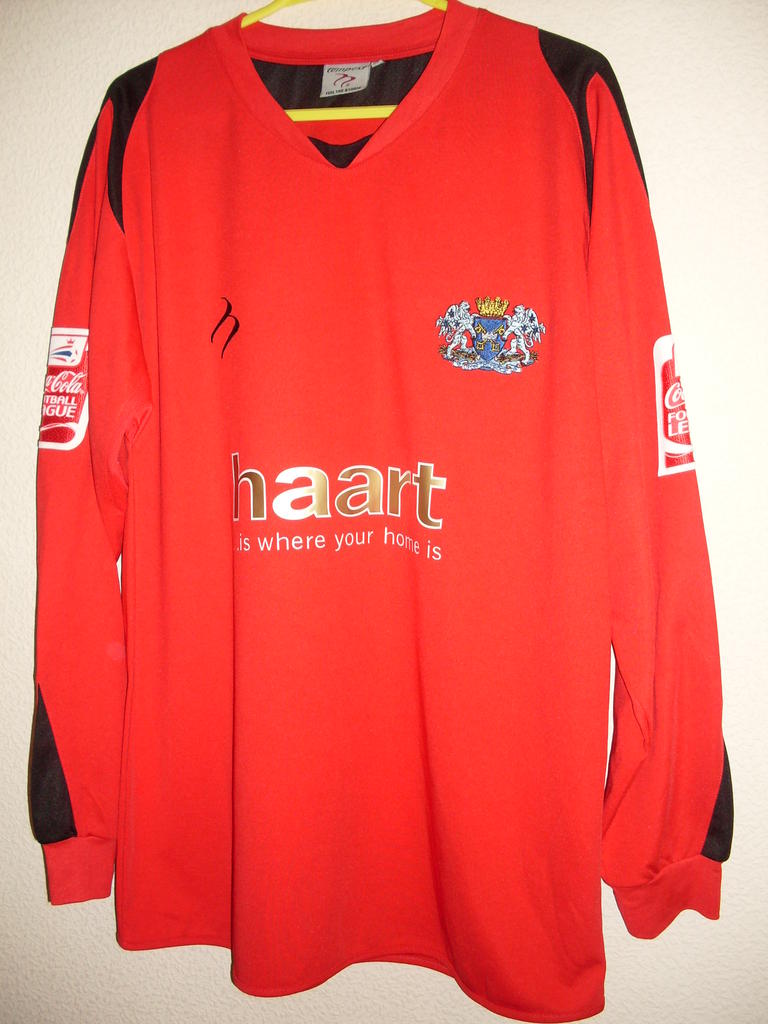 maillot de foot peterborough united gardien 2007 rétro