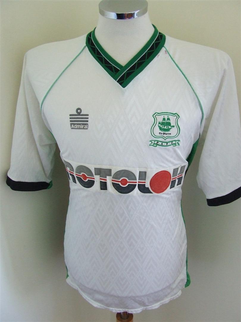 maillot de foot plymouth argyle fc exterieur 1992-1993 rétro