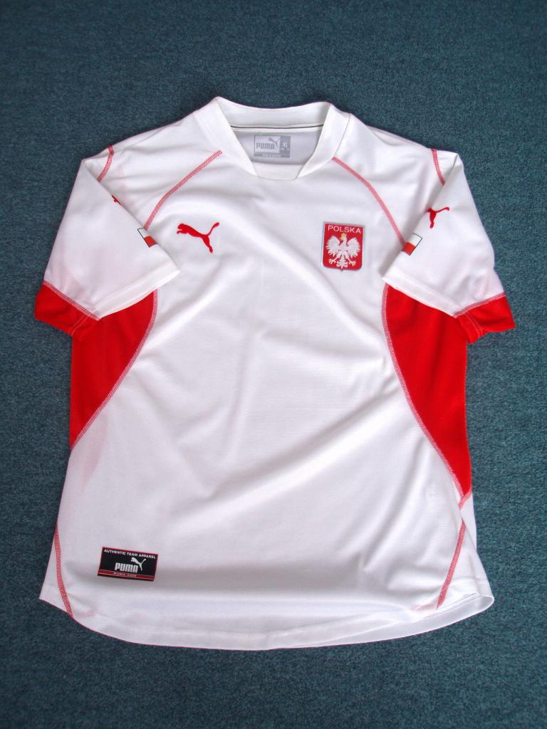 maillot de foot pologne domicile 2002-2004 rétro