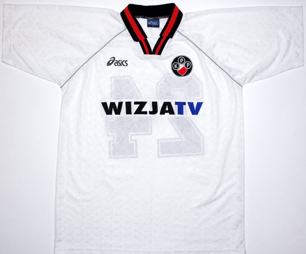 maillot de foot polonia varsovie exterieur 1998-1999 rétro