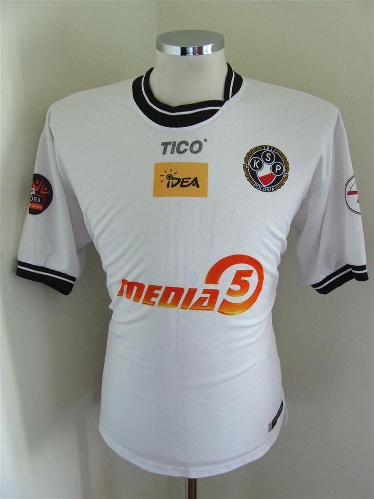 maillot de foot polonia varsovie exterieur 2003-2004 rétro