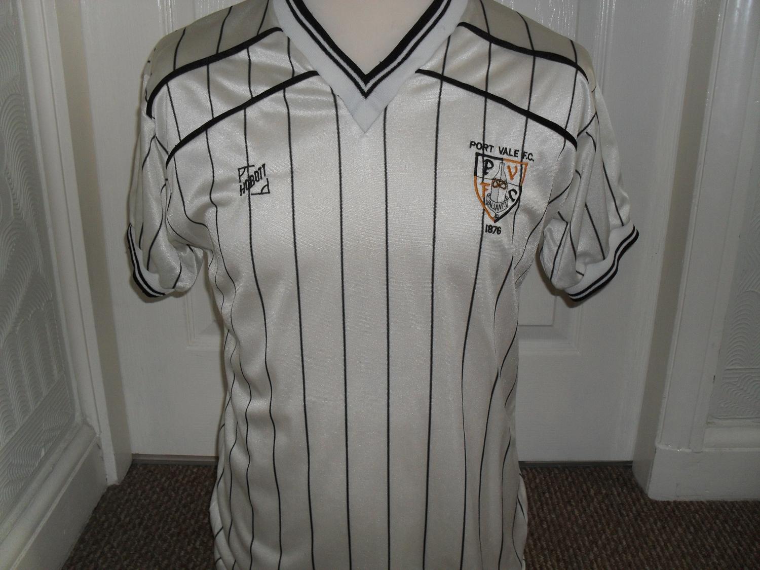 maillot de foot port vale fc domicile 1984-1986 rétro