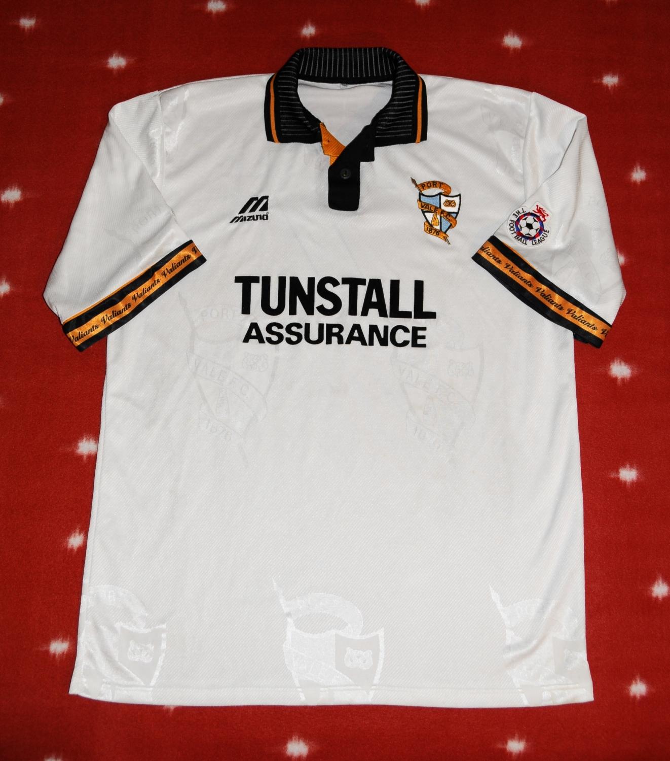 maillot de foot port vale fc domicile 1995-1997 rétro