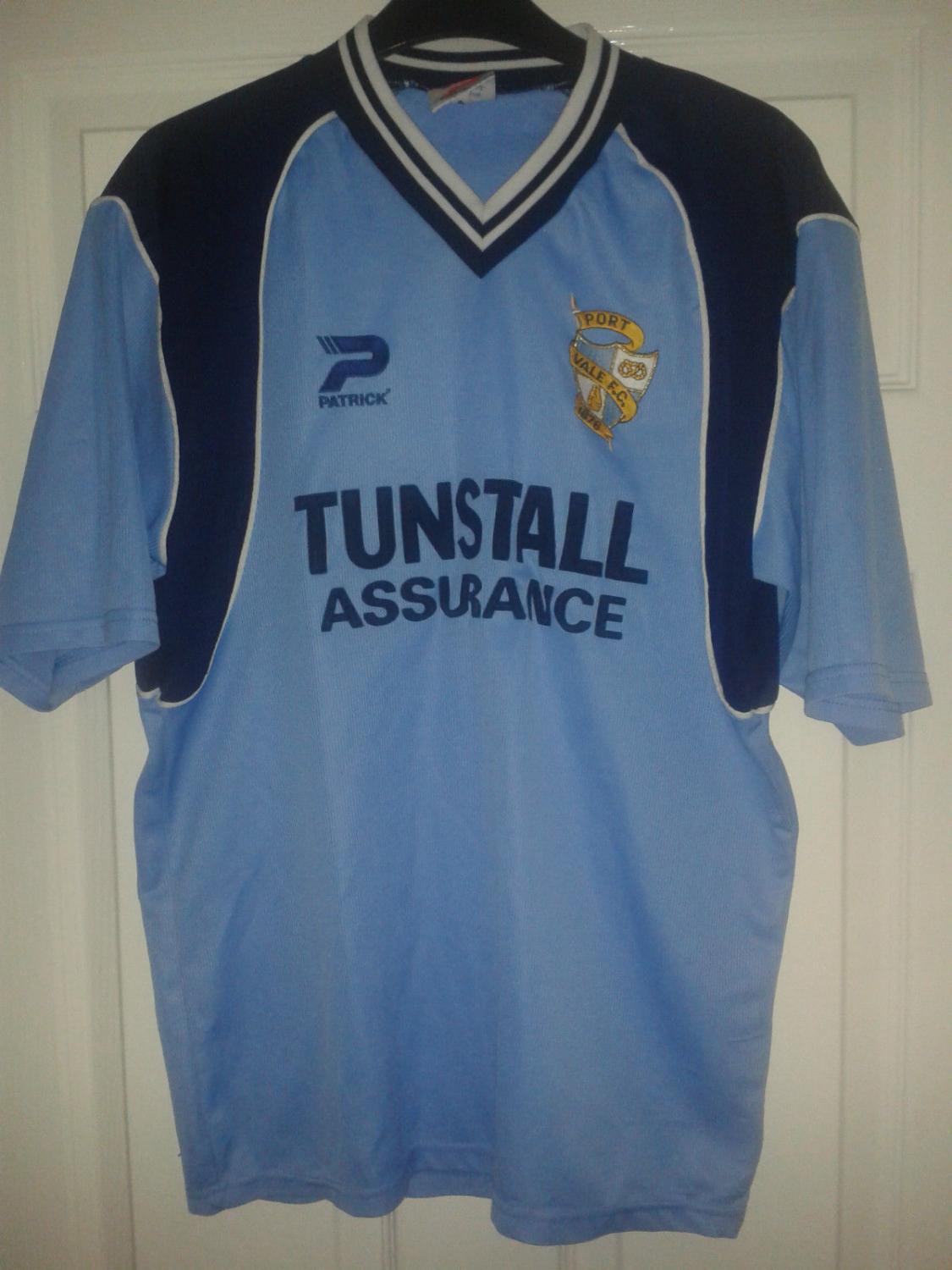 maillot de foot port vale fc exterieur 2001-2003 rétro