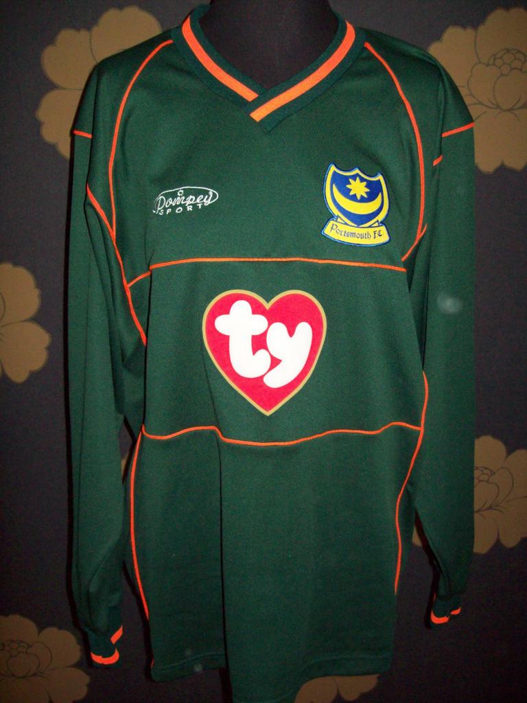 maillot de foot portsmouth gardien 2002-2003 pas cher