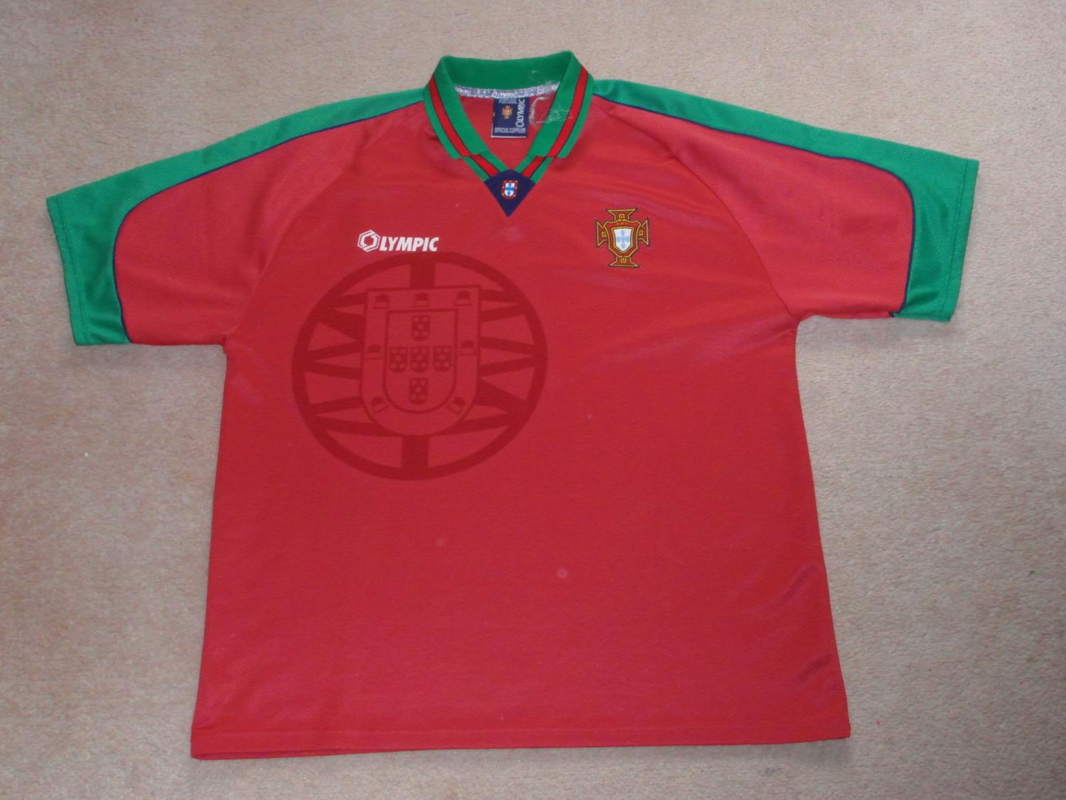 maillot de foot portugal domicile 1996-1997 rétro
