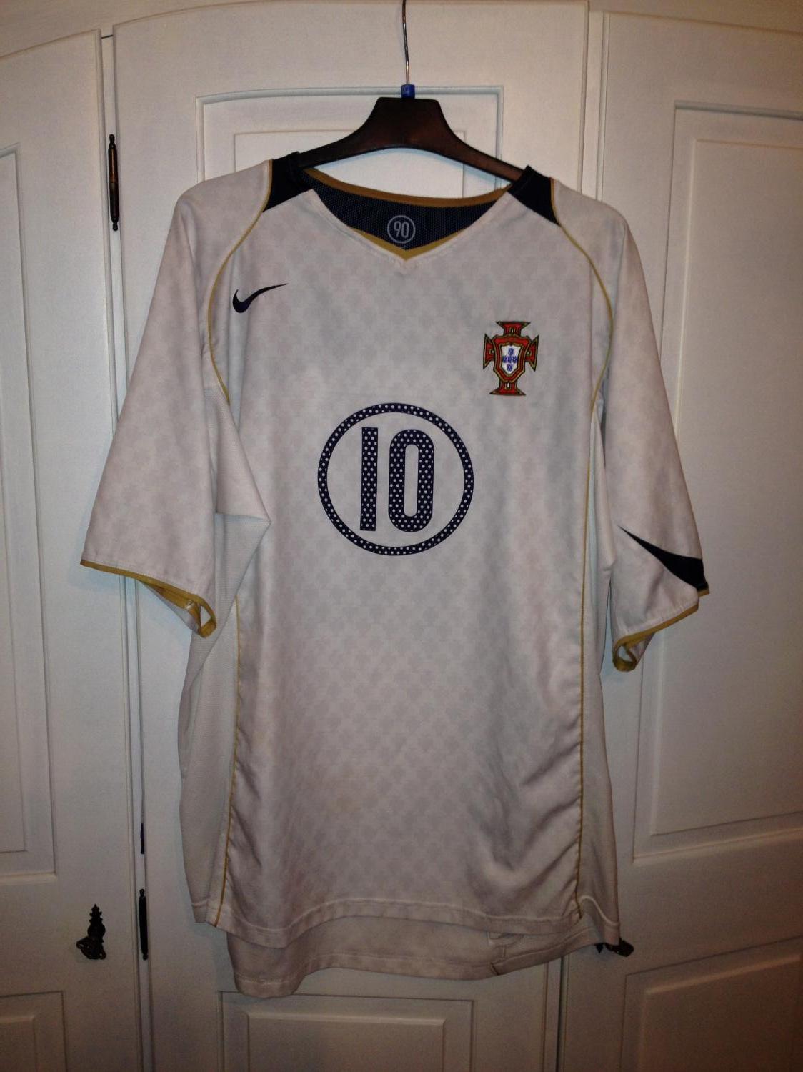 maillot de foot portugal exterieur 2004-2006 rétro