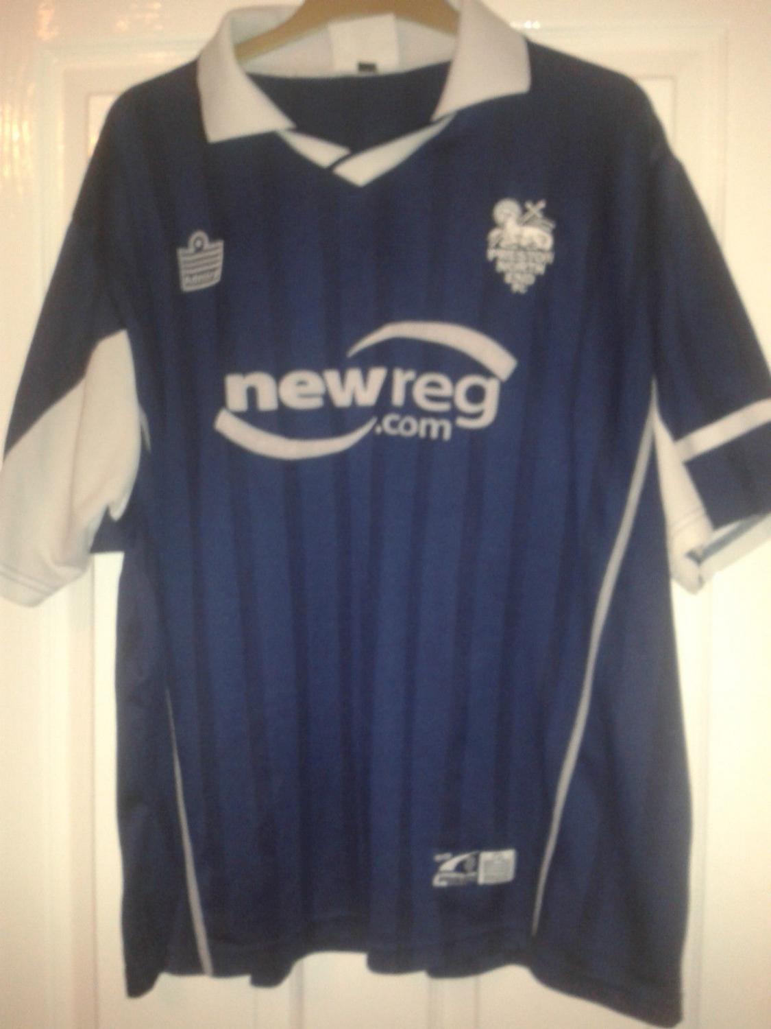 maillot de foot preston north end exterieur 2003-2004 pas cher