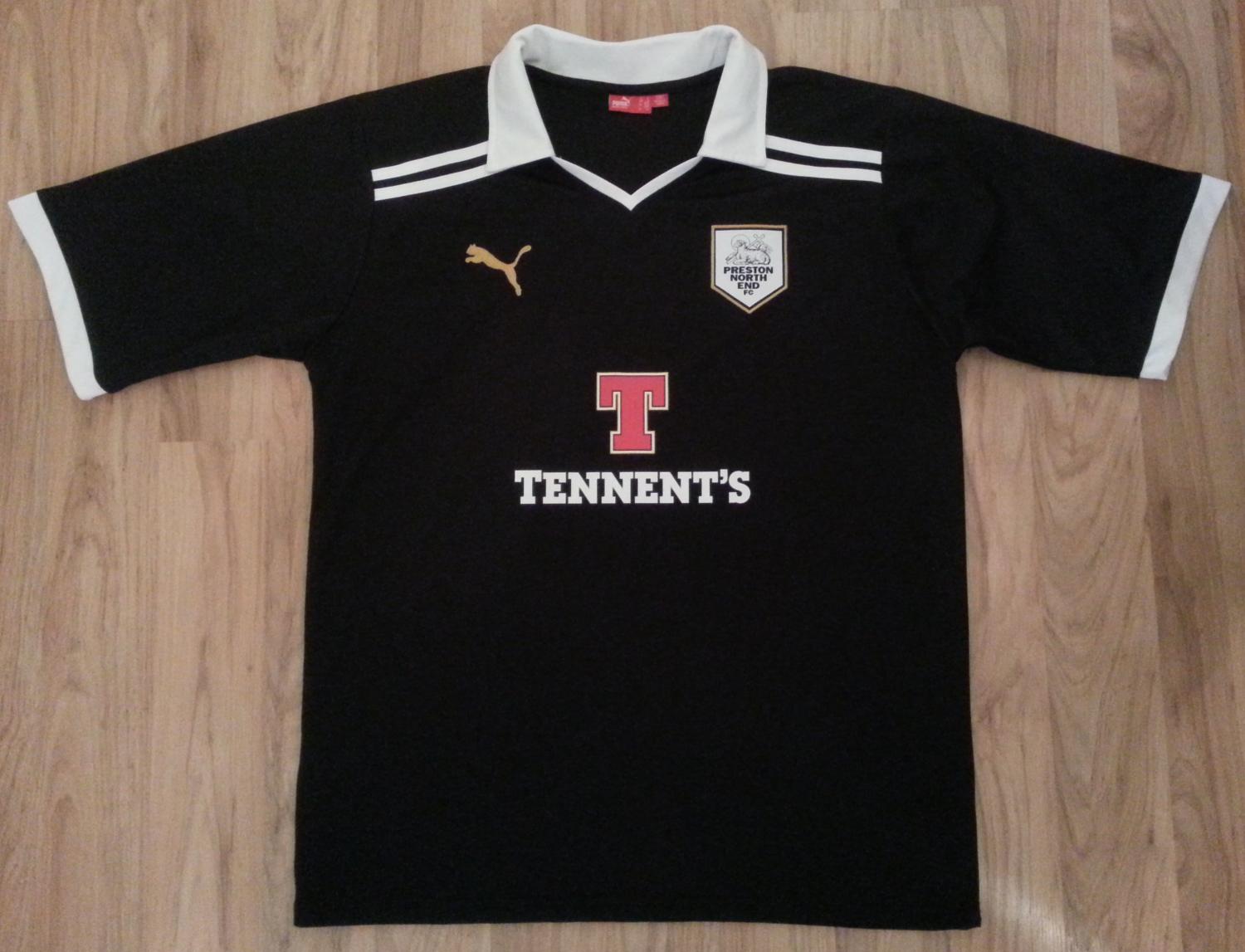 maillot de foot preston north end exterieur 2011-2012 rétro