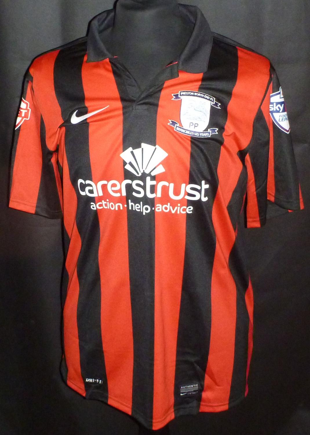 maillot de foot preston north end exterieur 2013-2014 rétro