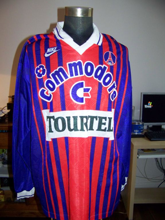 maillot de foot psg domicile 1993-1994 rétro