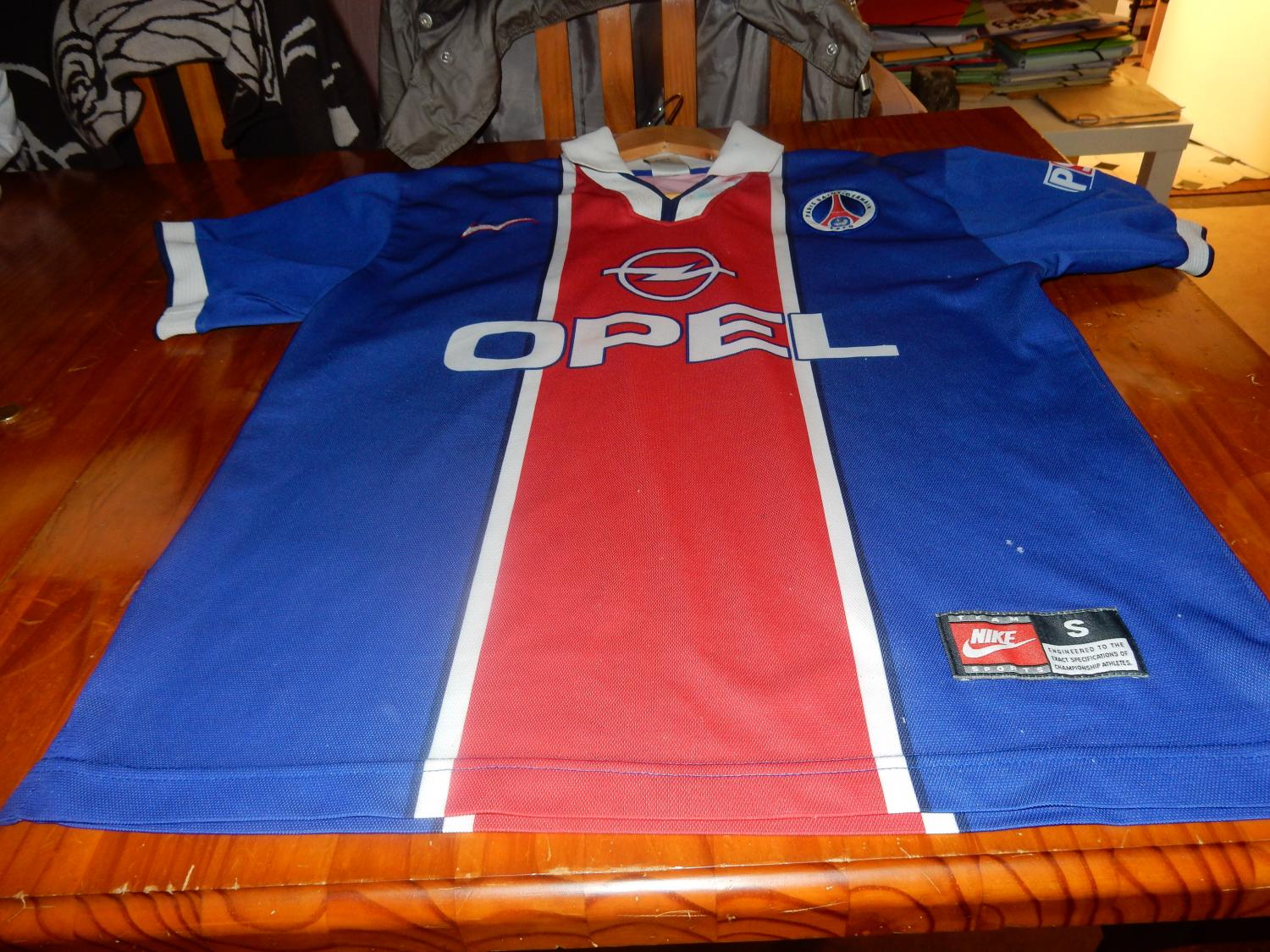 maillot de foot psg domicile 1997-1998 rétro