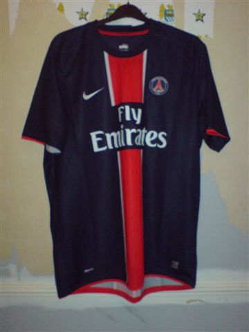 maillot de foot psg domicile 2008-2009 rétro