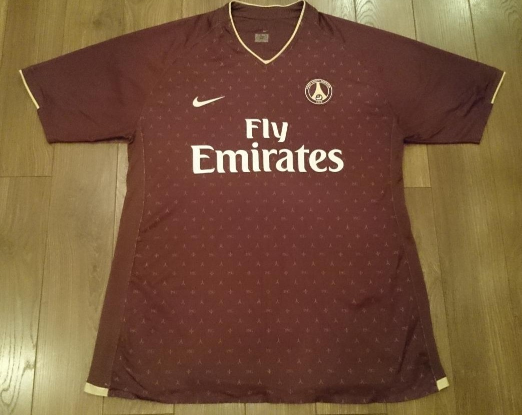 maillot de foot psg exterieur 2006-2007 rétro