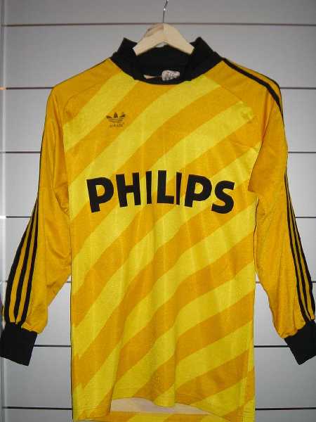 maillot de foot psv eindhoven gardien 1984-1985 rétro