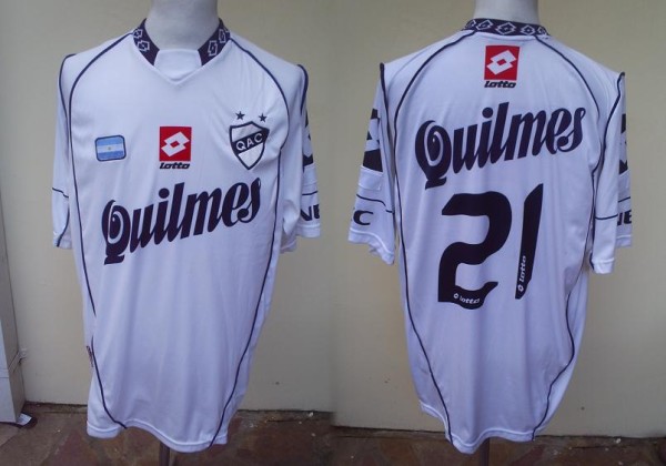 maillot de foot quilmes ac exterieur 2004 rétro