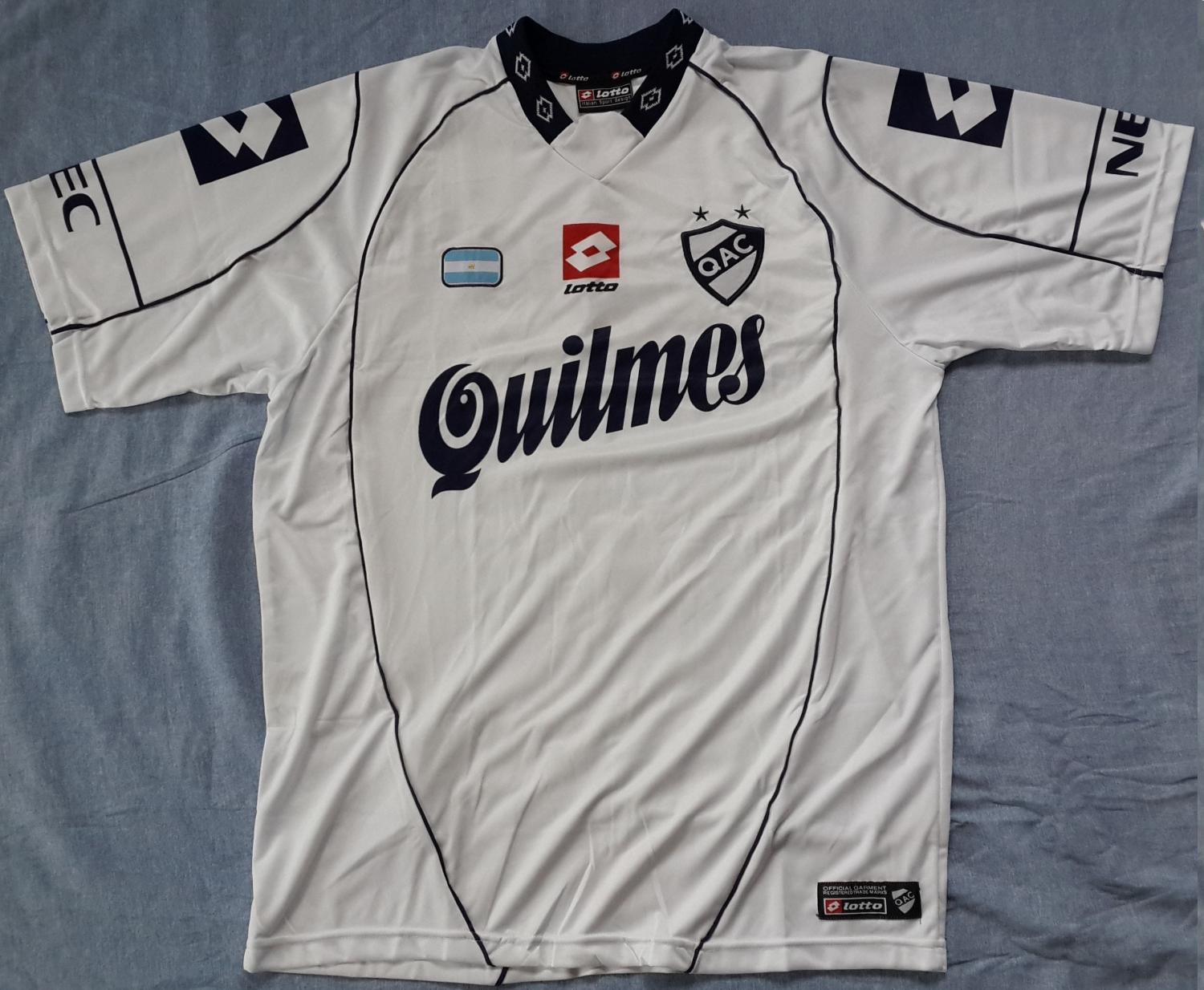 maillot de foot quilmes ac réplique 2005 rétro