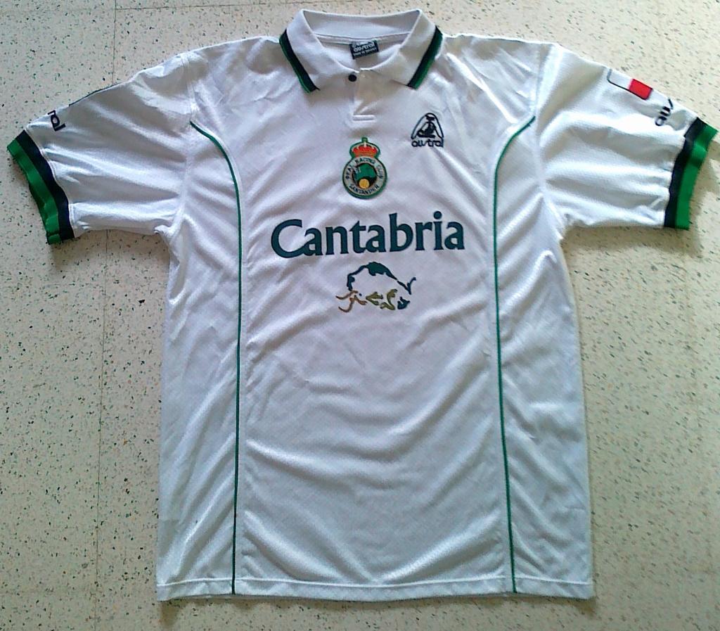 maillot de foot racing de santander domicile 1998-1999 rétro