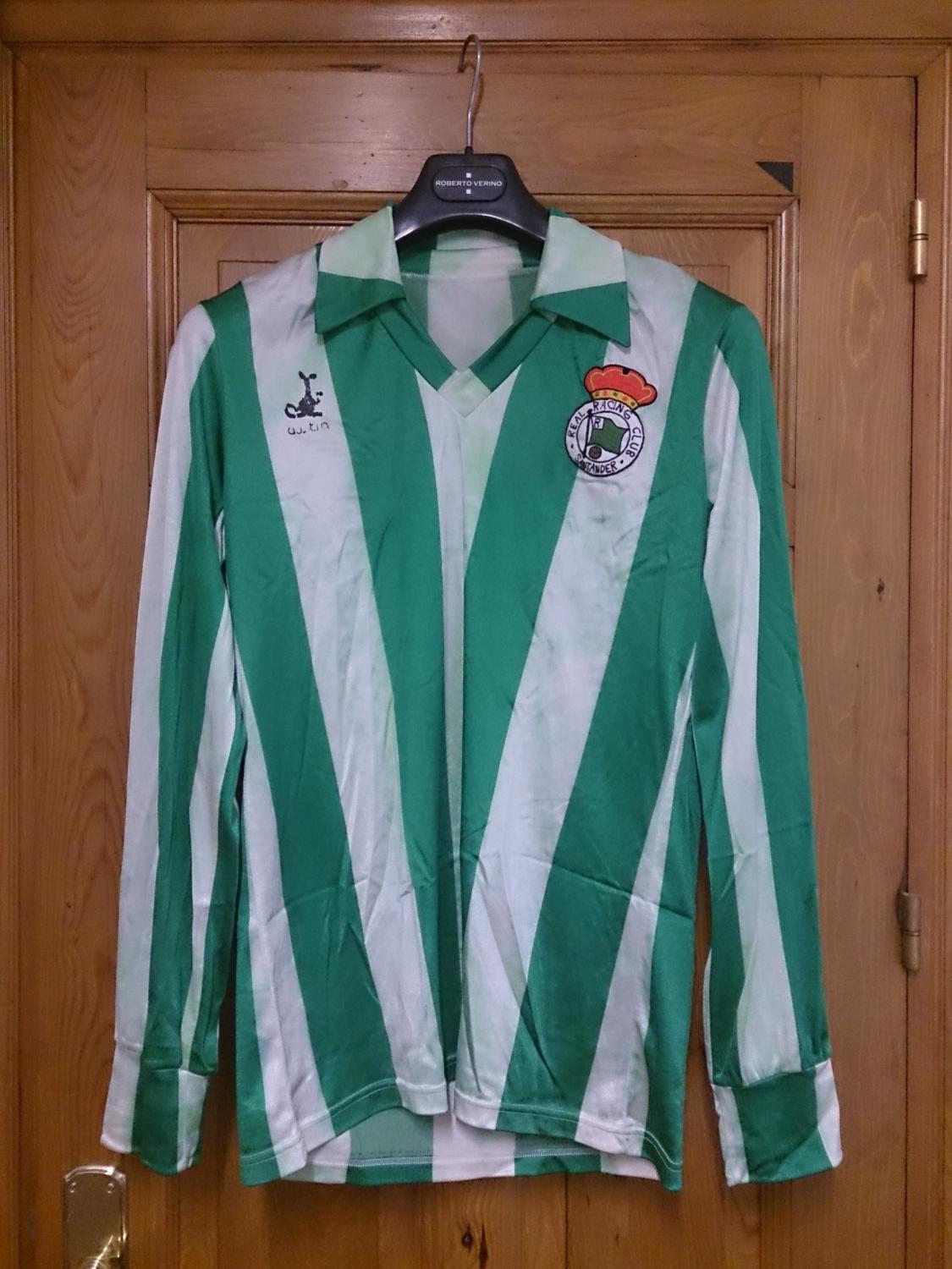 maillot de foot racing de santander exterieur 1983 rétro