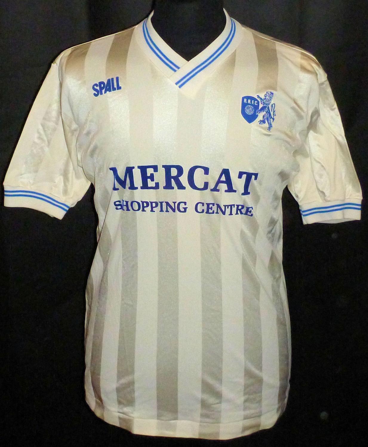 maillot de foot raith rovers exterieur 1988-1989 rétro