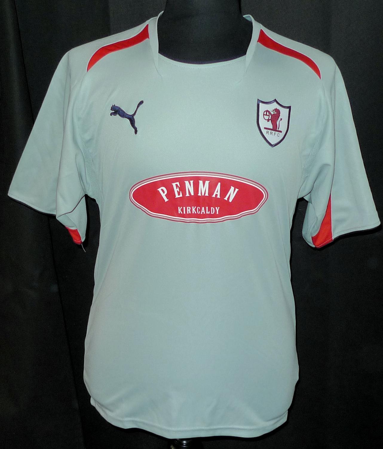 maillot de foot raith rovers exterieur 2008-2009 rétro