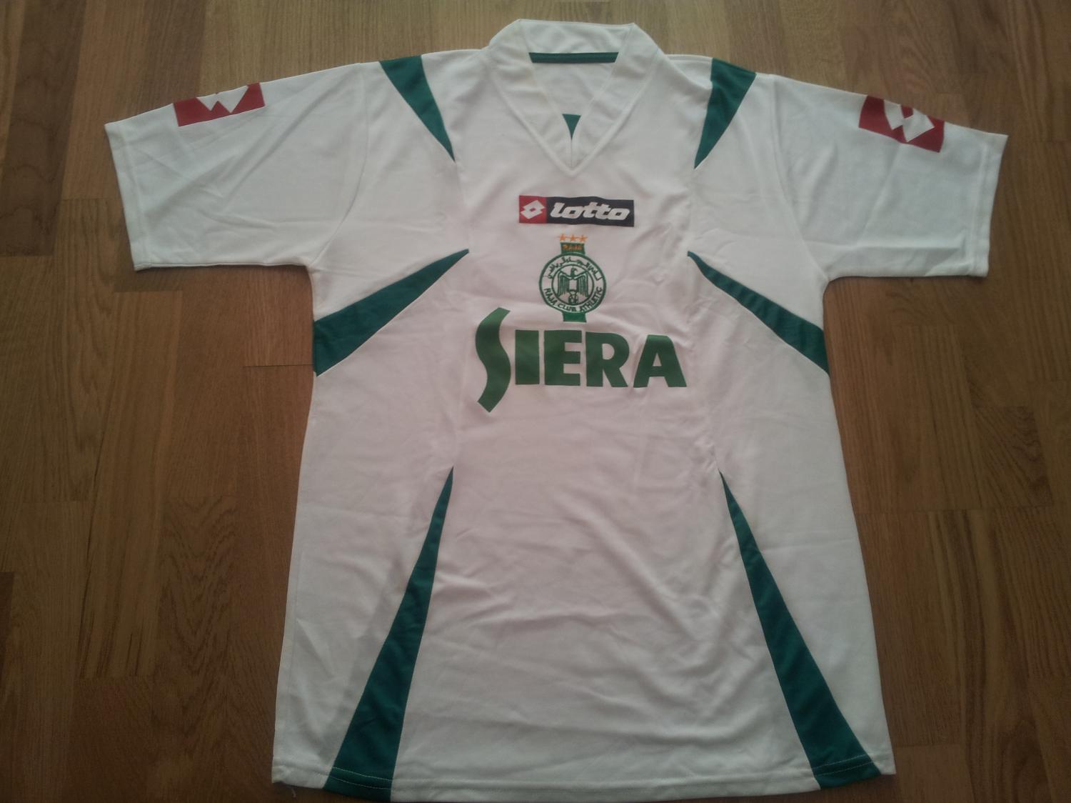 maillot de foot raja de casablanca domicile 2009-2010 rétro