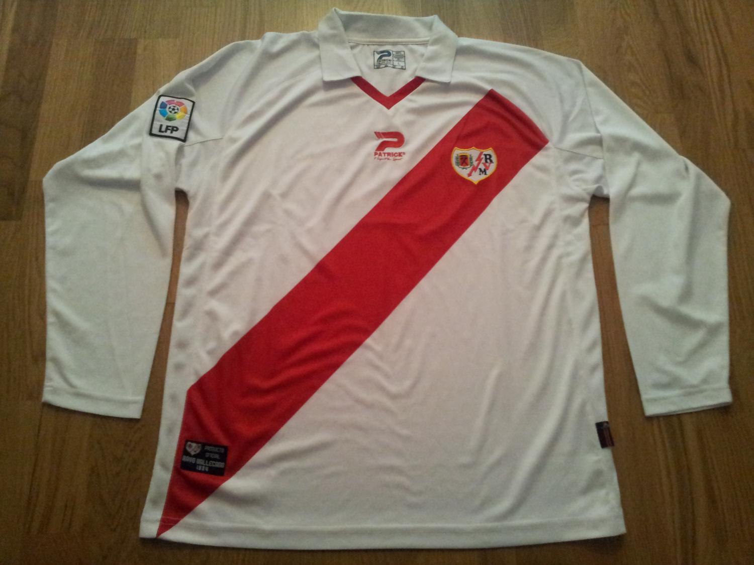 maillot de foot rayo vallecano domicile 2007-2008 rétro